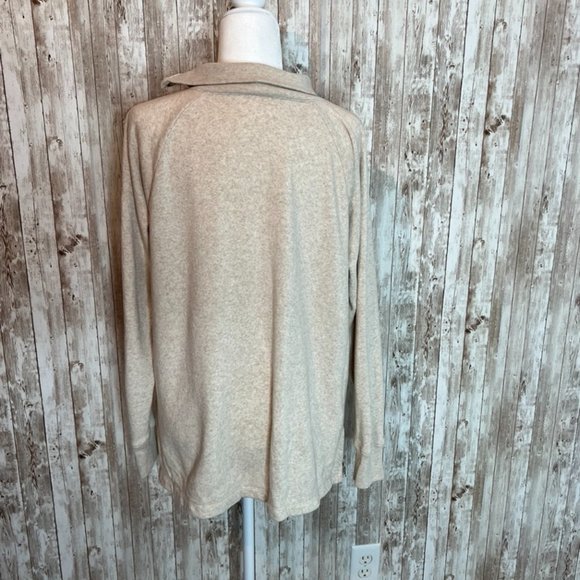 Women's Cream J. Crew Tunic Top size Large - Picture 4 of 5